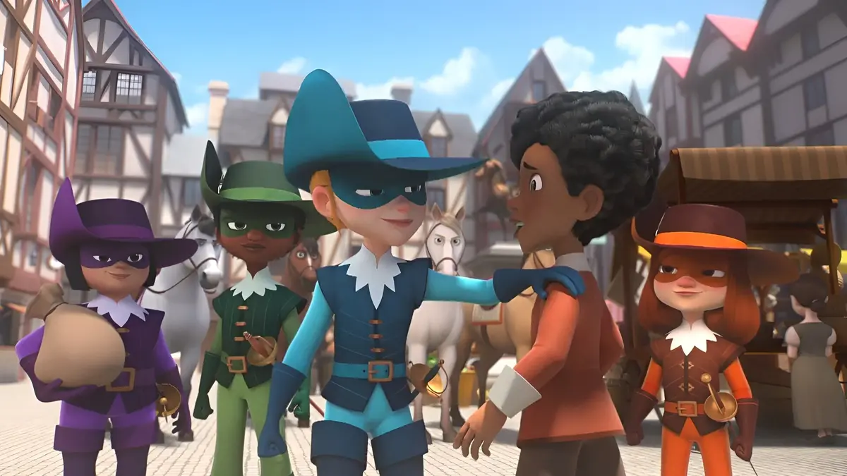 Les 3 Mousquetaires S01E08 Henni soit qui mal y pense