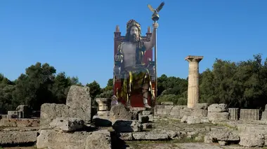La statue de Zeus dévoilée