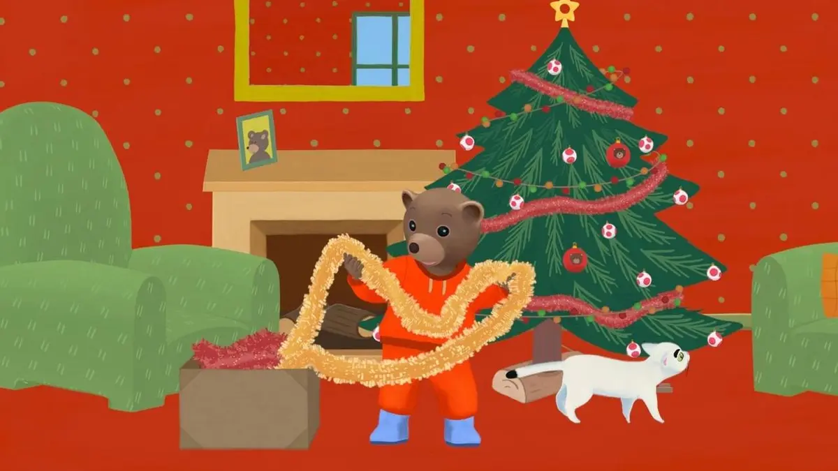 Les aventures de Petit Ours Brun S02E01 Petit Ours Brun et le sapin de Noël