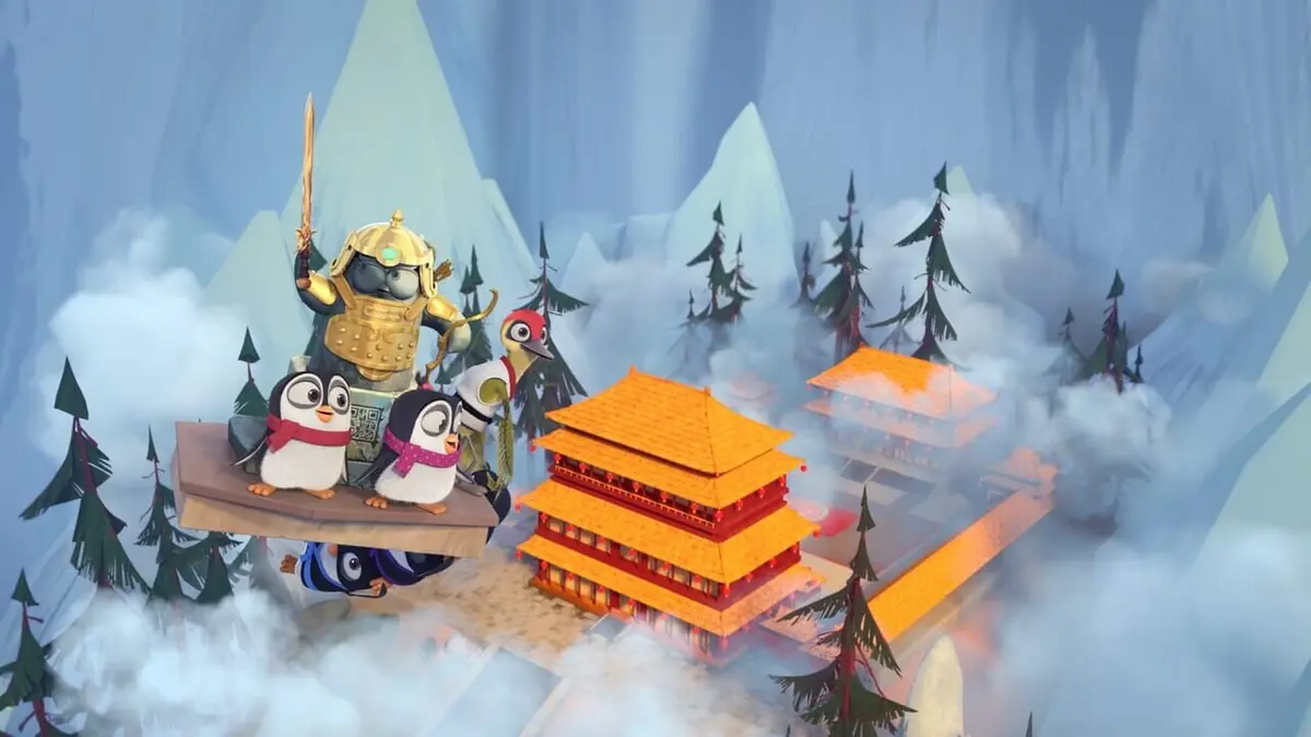 Les aventures du petit pingouin S01E14 Le trésor du Maître Kung-fu