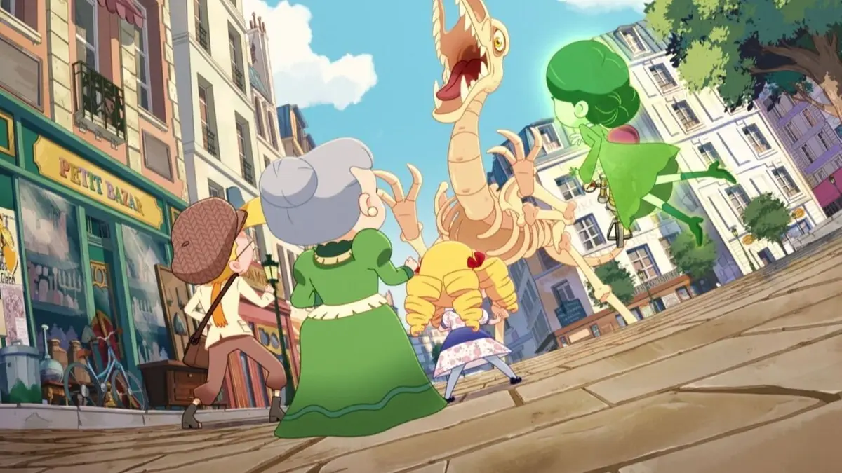 Visuel de Les aventures fantastiques de Sacré Coeur S01E16 La créature de la grande bibliothèque