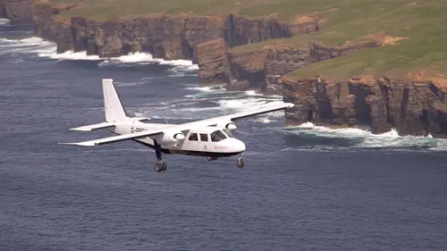 Les avions du bout du monde Ecosse, vol au-dessus des Orcades