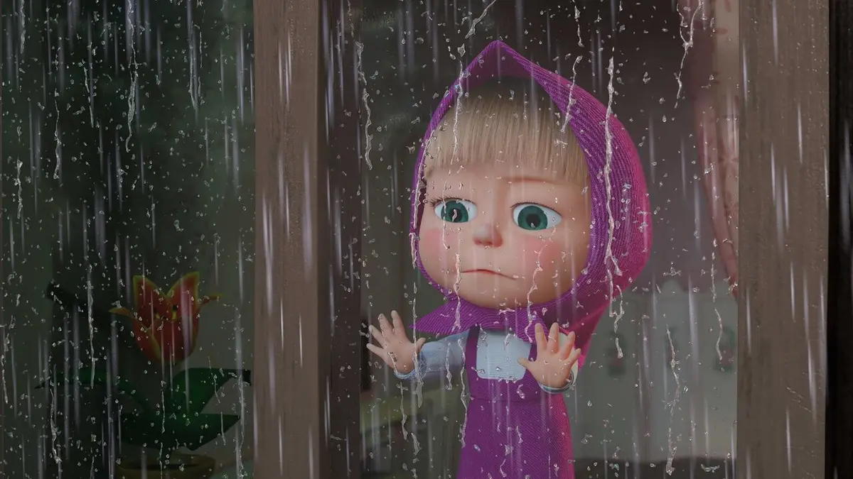 Les comptines de Masha S01E18 Que la pluie cesse