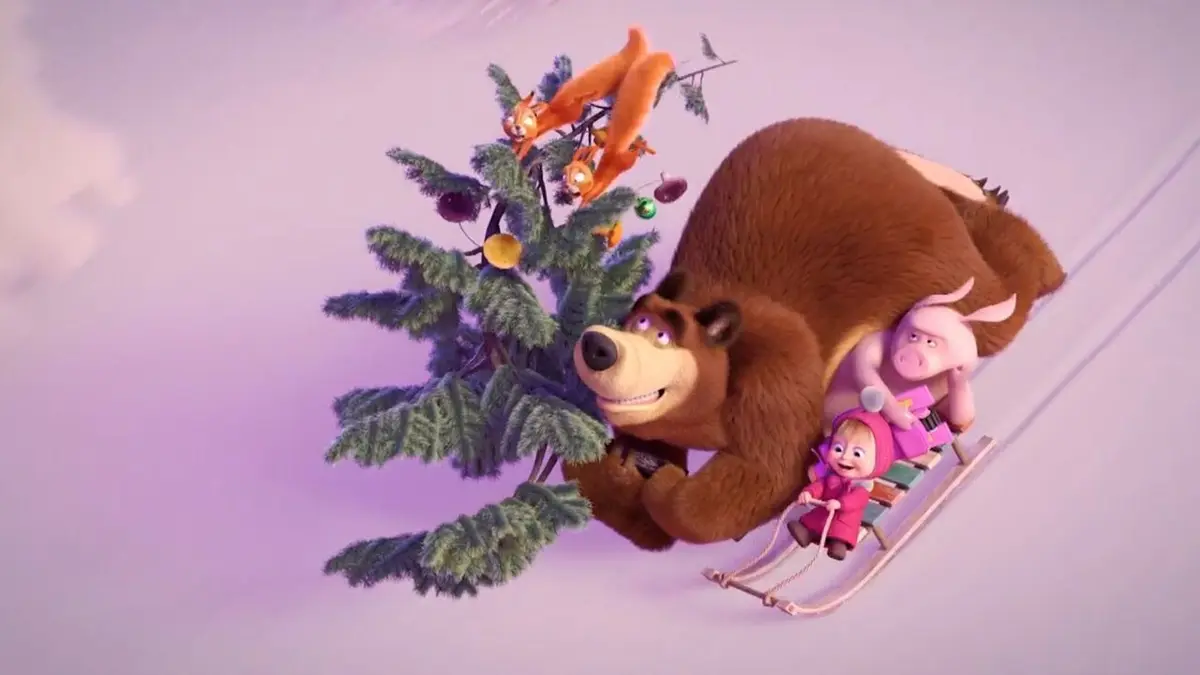 Les comptines de Masha S02E13 Vive l'hiver