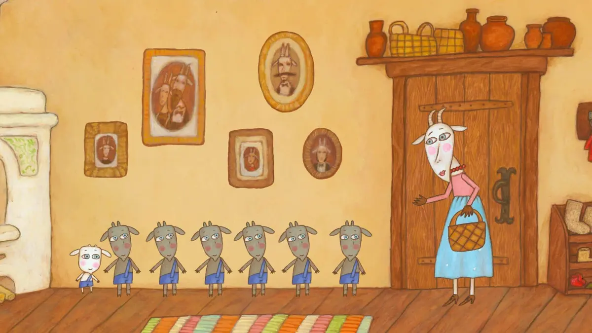 Les contes de Masha S01E01 Le loup et les sept biquettes