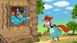 Les contes de Masha S01E22 La renarde, le coq et le chat