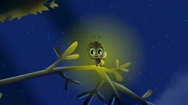 Hirstoire frissonnante de la forêt sombre et du petit insecte