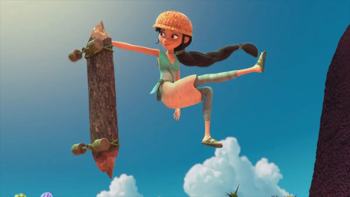 Les Croods (Pré)histoires de famille S01E17 Aurore à roulettes