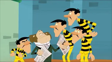 Les Dalton en première page