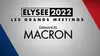 le président de la République, candidat à l'élection présidentielle de 2022 dans Les grands meetings 2022 Emmanuel Macron à Marseille