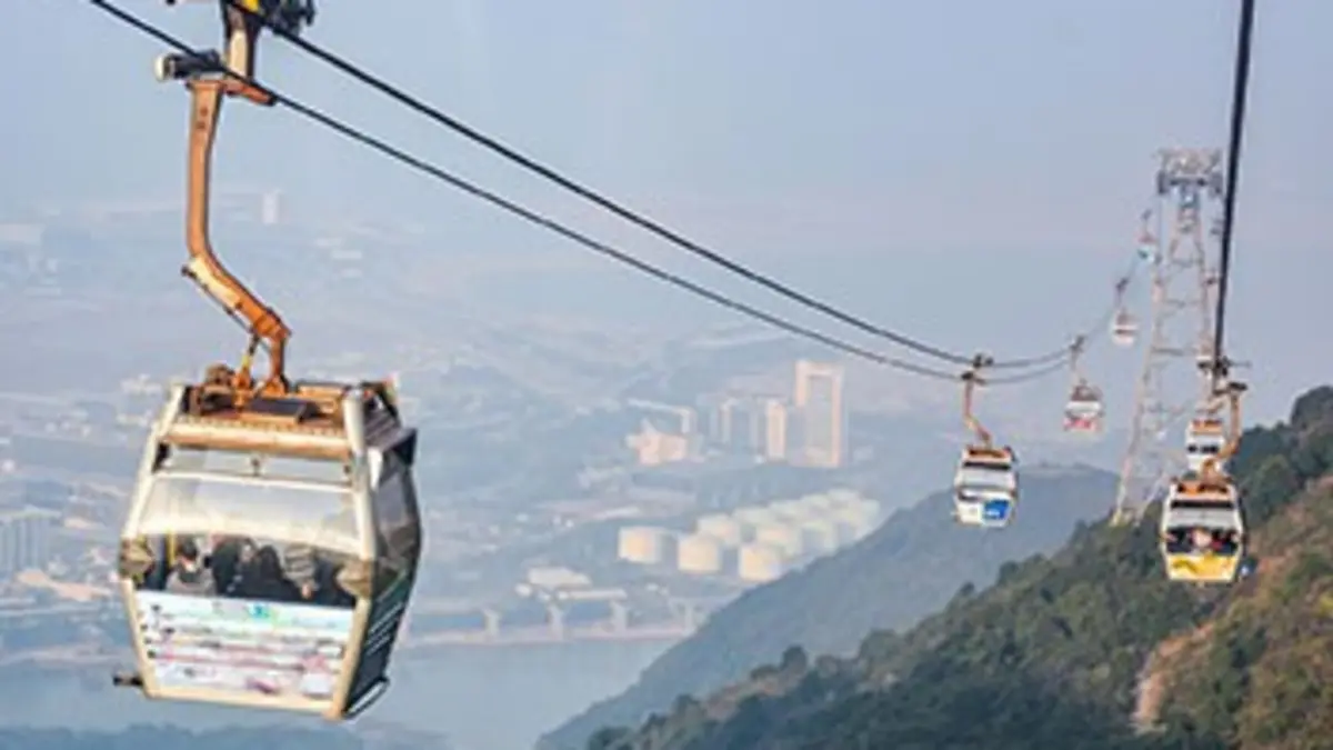 Les inconstructibles Tung Chung, le nouveau téléphérique de Hongkong