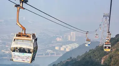 Tung Chung, le nouveau téléphérique de Hongkong