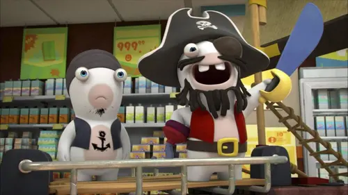 Les Lapins crétins : l'invasion S03E36 Pirates crétins