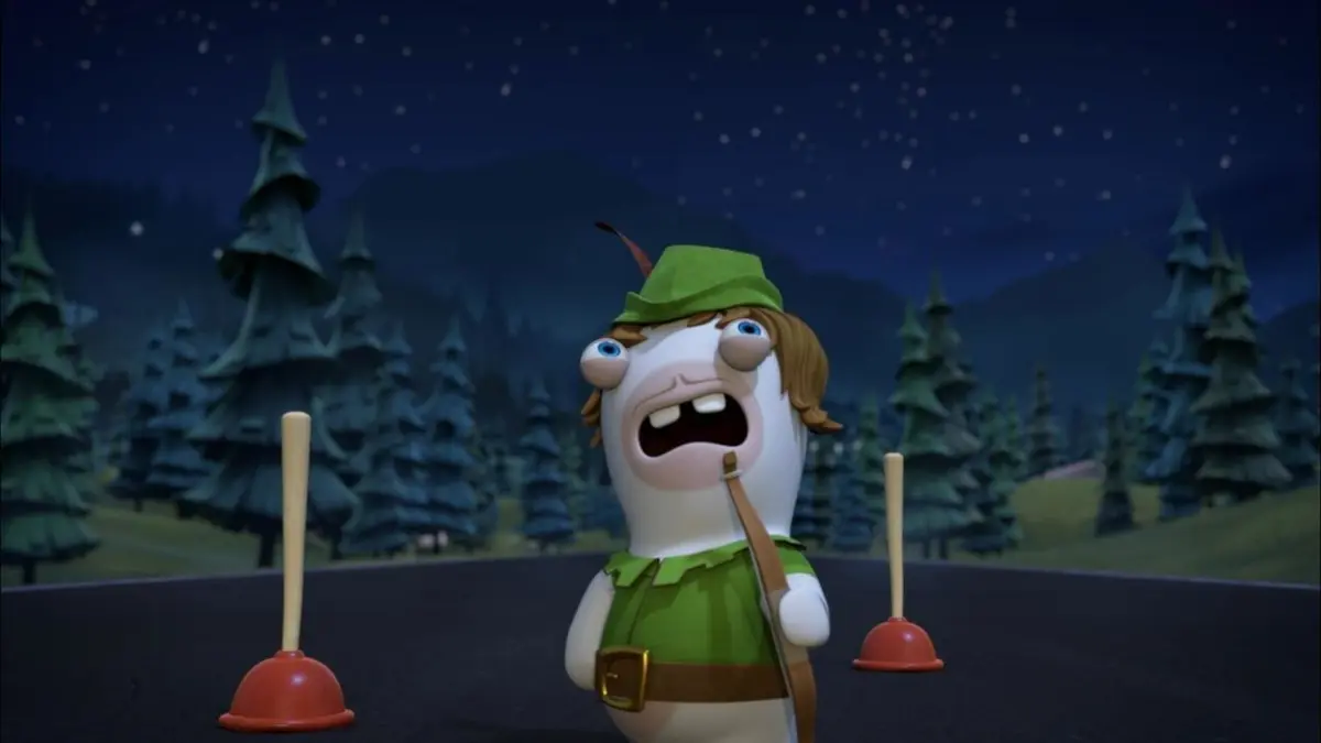 Les lapins crétins : invasion S04E42 Crétin des voleurs