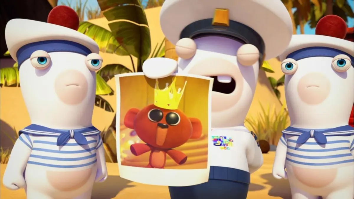 Les lapins crétins : invasion S04E39 Crétin 000 contre le capitaine Furax