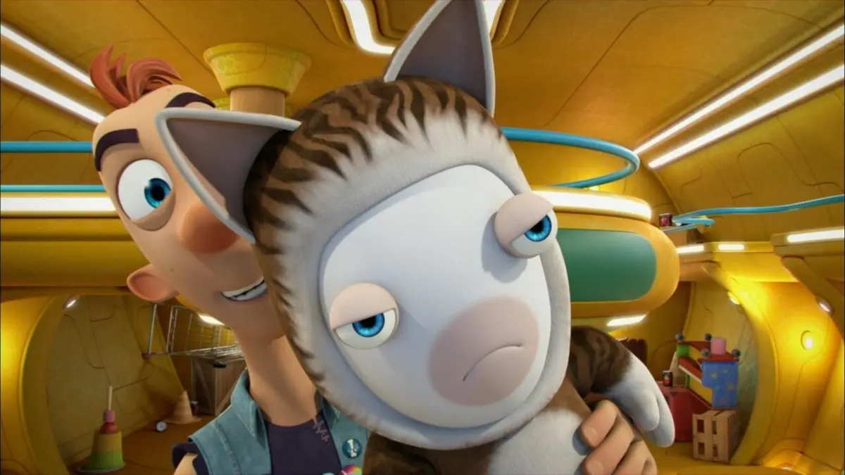 Les lapins crétins : invasion S04E64 Business crétin