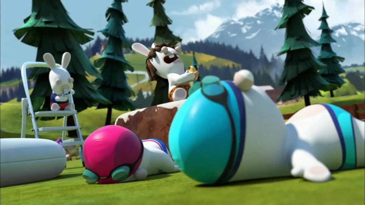 Les lapins crétins : invasion S04E10 Le crétin de la jungle