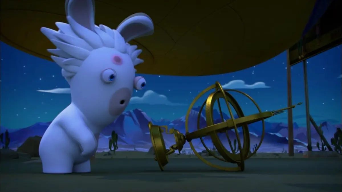 Les lapins crétins : invasion S04E76 Mad Lapin et l'astrolabe de Léonard