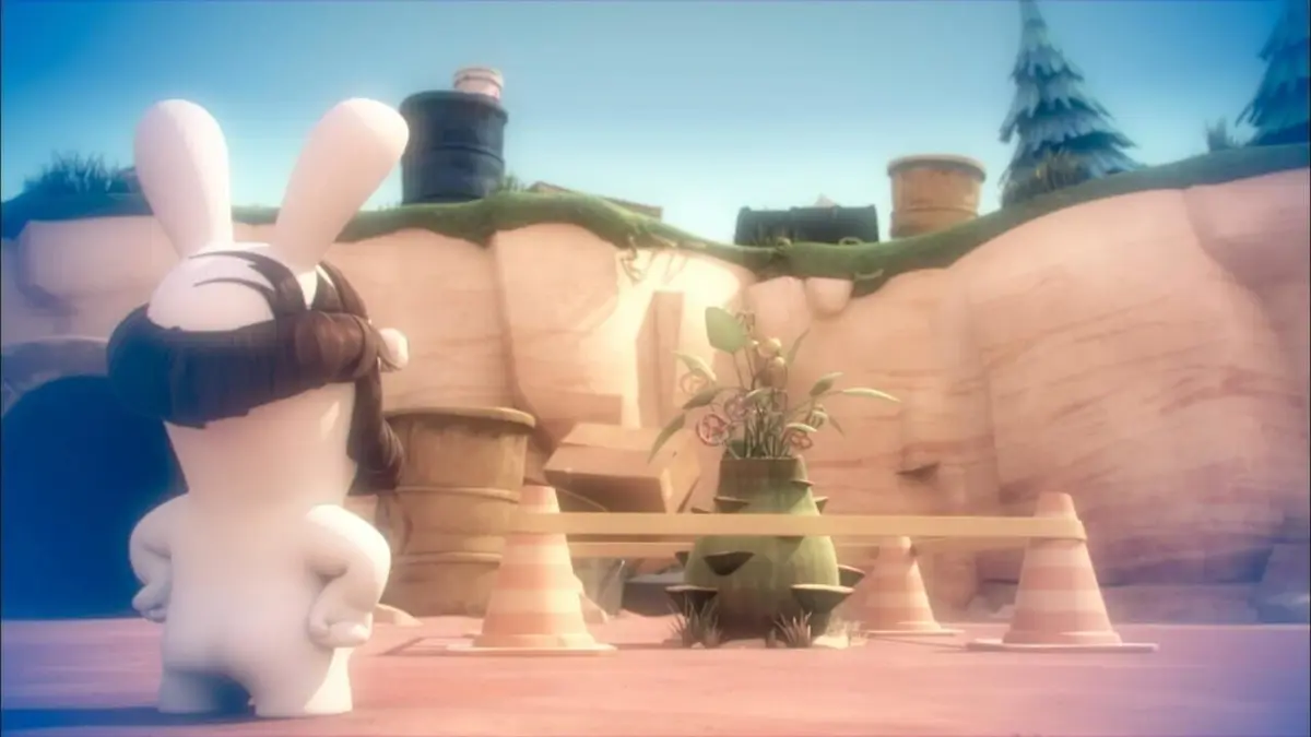 Les lapins crétins : invasion S04E77 Mad lapin et l'île aux bretzels