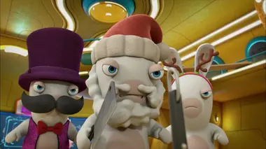 Petit papa crétin contre la dinde de Noël