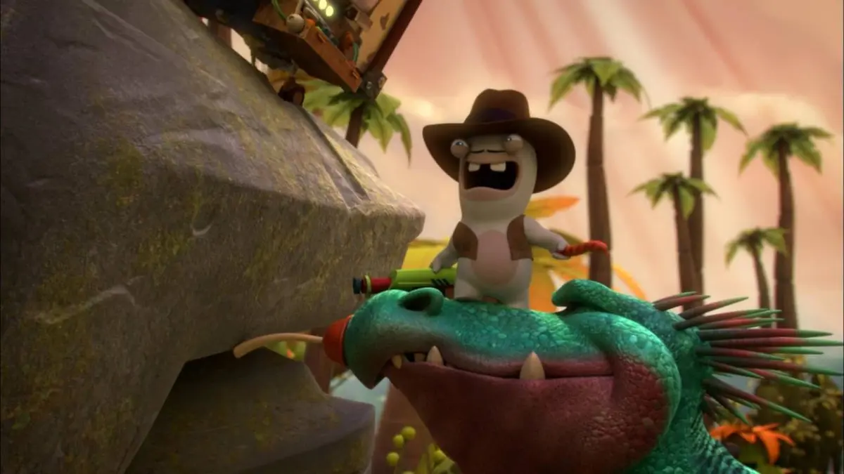 Les Lapins crétins : l'invasion S03E00 Jurassic crétin