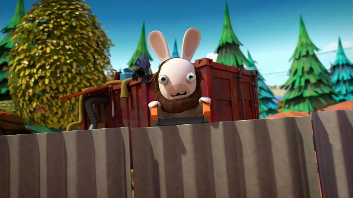 Les Lapins crétins : l'invasion S03E04 Le mur anti-crétins
