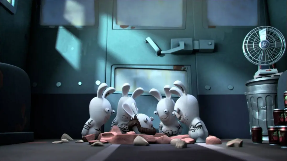 Les Lapins crétins : l'invasion S03E03 Les crétins s'évadent