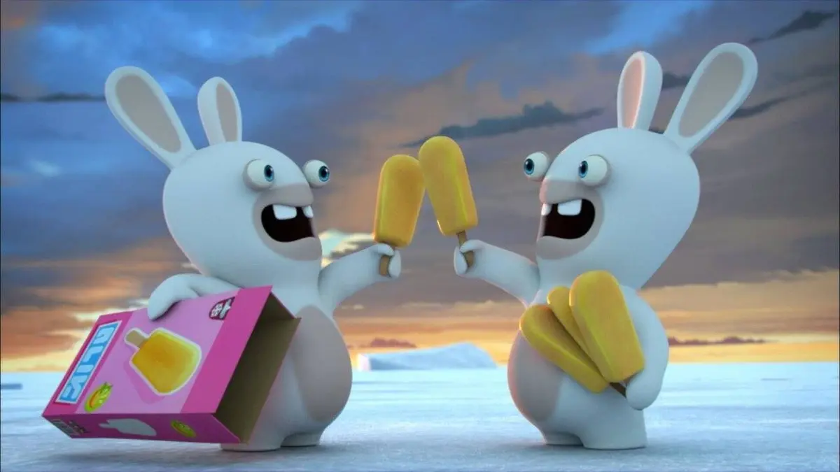Les Lapins crétins : l'invasion S03E32 Crétins du bout du monde