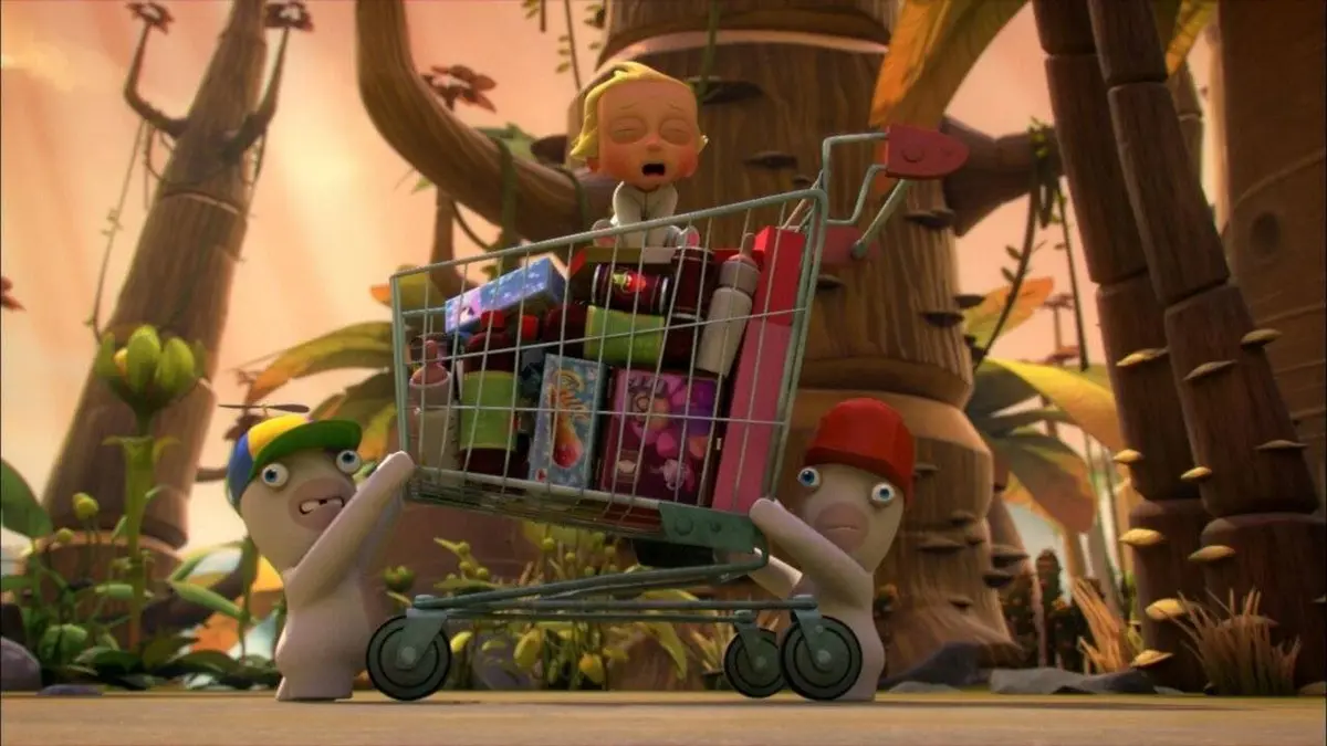 Les Lapins crétins : l'invasion S03E00 Crétinik nounou