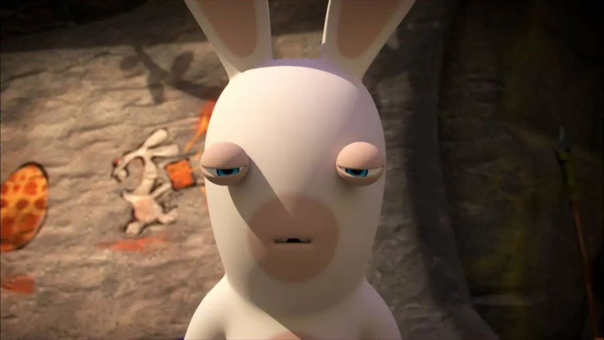 Les Lapins crétins : l'invasion S03E00 Défibrillateur crétin