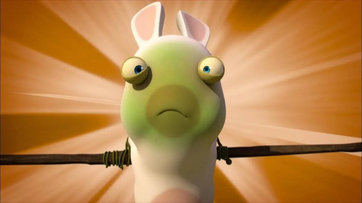 Les Lapins crétins : l'invasion S03E00 Crétin rôti