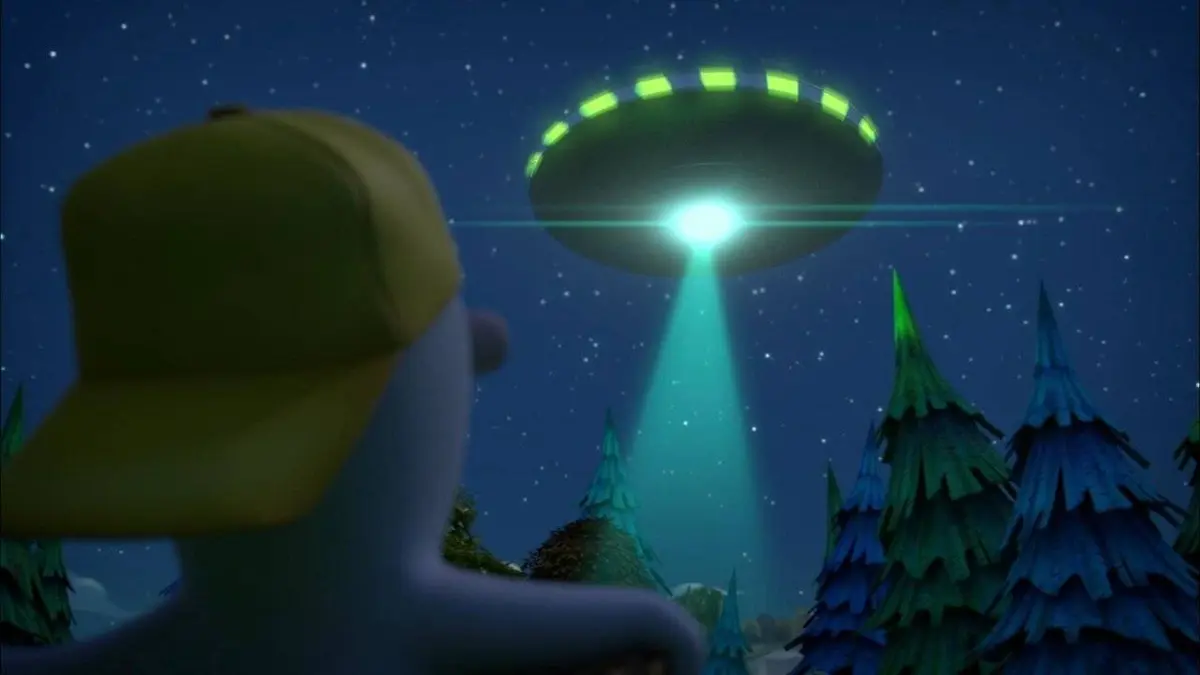 Les Lapins crétins : l'invasion S03E25 Un alien chez les crétins