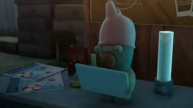 Les Lapins crétins : l'invasion S01E44 Le crétin de l'espace