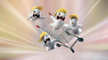Les Lapins crétins : l'invasion S01E57 Expérience lapin n° 98006-c : la chaise