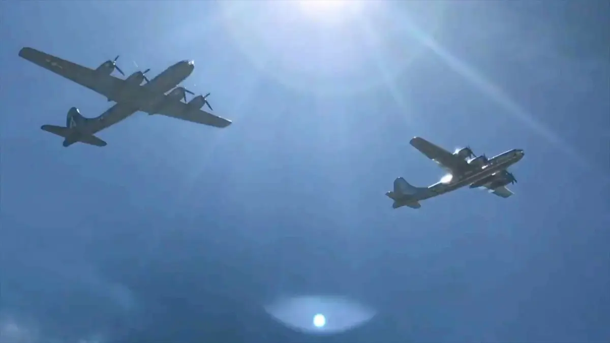Les légendes de l'aviation de guerre Boeing B-29 superfortress : le bombardier lourd