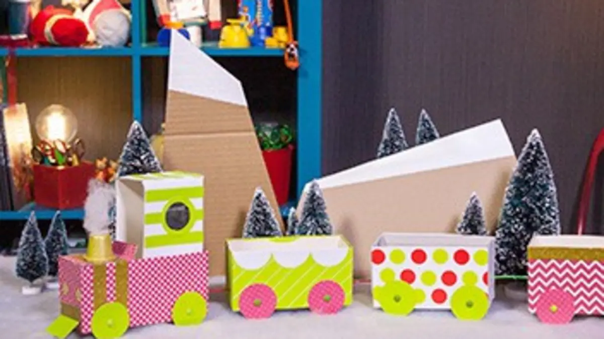 Les mini ateliers de Tiji Le petit train de Noël