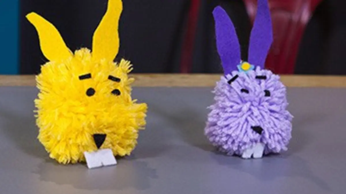 Les mini ateliers de Tiji Les lapins pompons Tijinou et Tijibelle