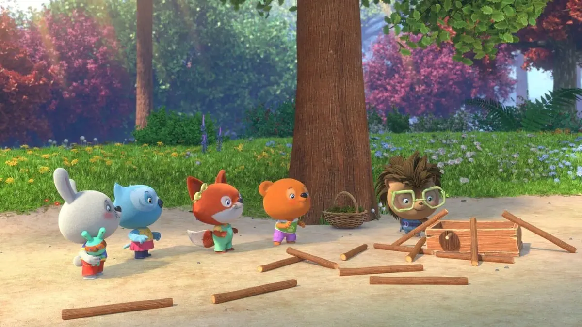 Les mini-héros de la forêt S01E11 La mini-bête qui colle