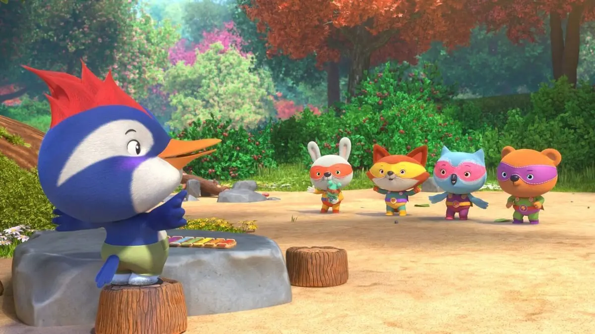 Les mini-héros de la forêt S01E04 Un toc-toc toqué