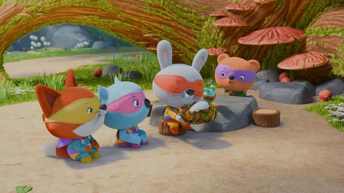 Les mini-héros de la forêt S01E08 Le petit oeuf