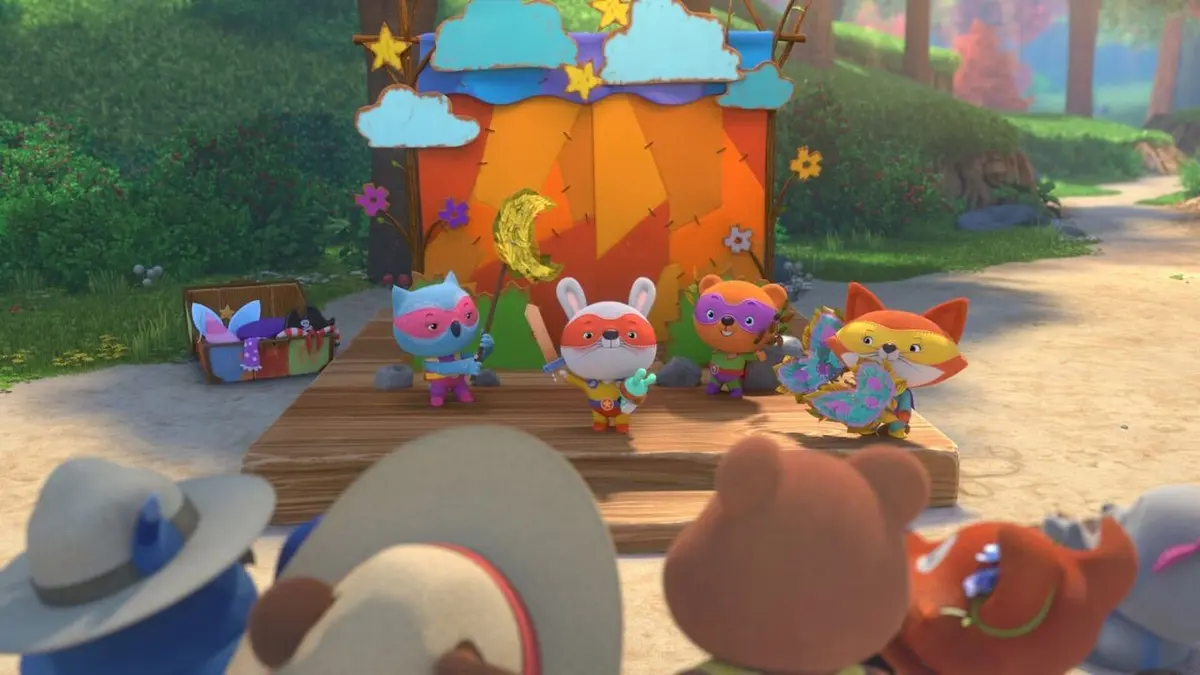 Les mini-héros de la forêt S01E17 Tous en mini-scène !