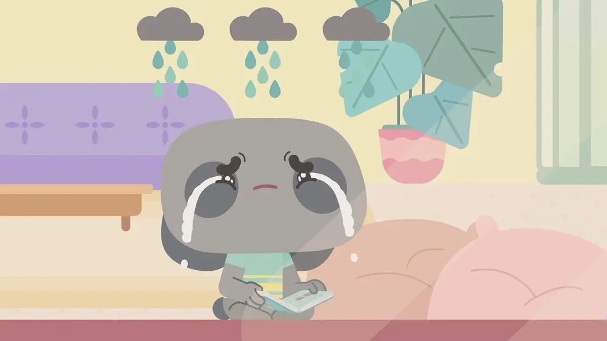 Les Moodz S01E28 Snif est triste d'avoir perdu son doudou