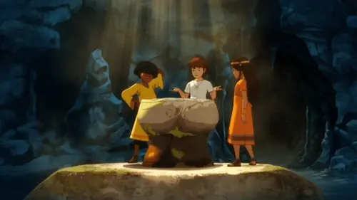 Les mystérieuses cités d'or S02E03 Le secret du tambour en streaming