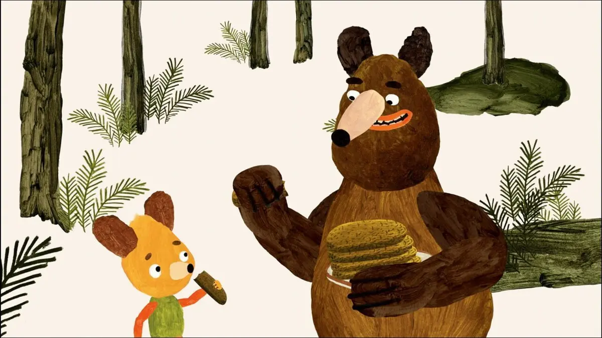 Les ours gourmands S01E21 Les galettes de pommes de terre