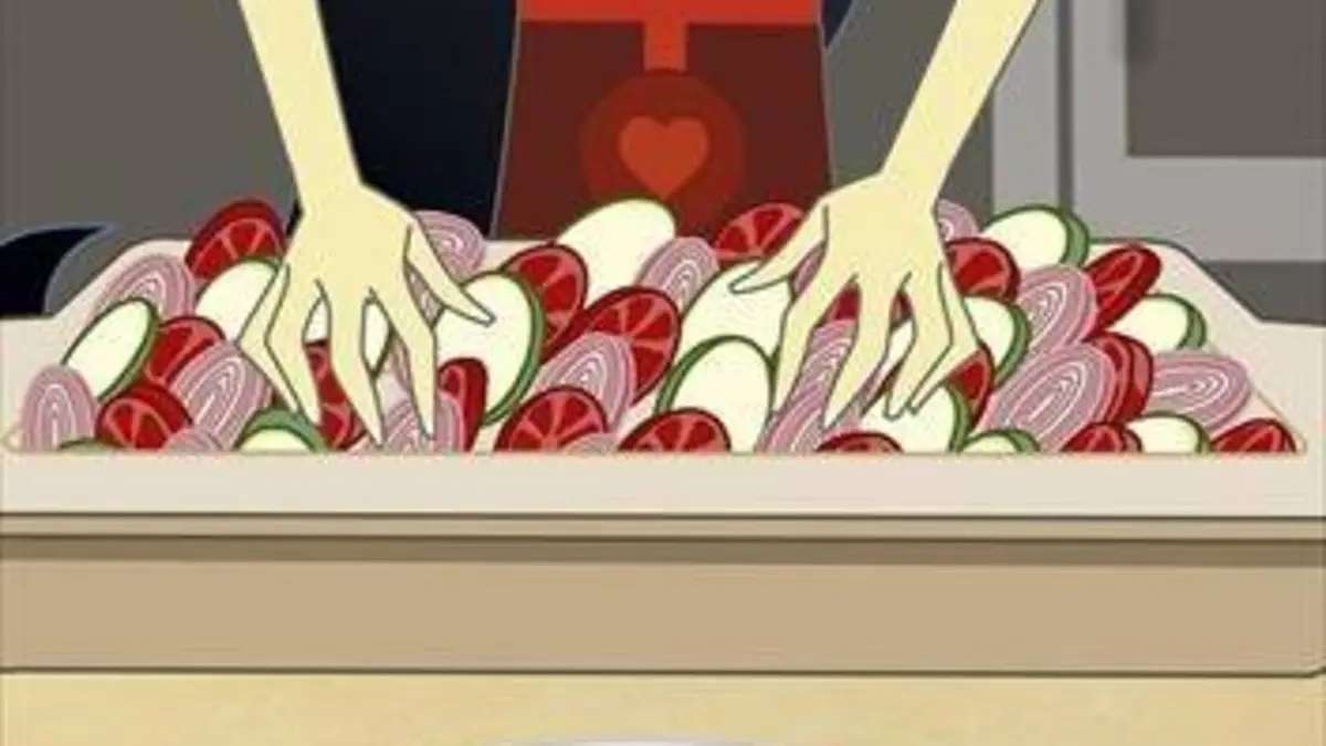 Les p'tits cuistots S01E36 Mademoiselle Martine et la piperade