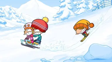 Au ski avec Francis