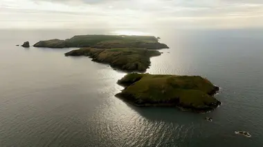 Les falaises du pays de Galles
