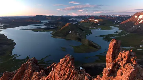 Les pays nordiques vus du ciel