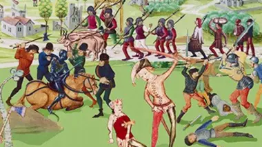«Le martyre de Sainte Apolline», 1461, Jean Fouquet