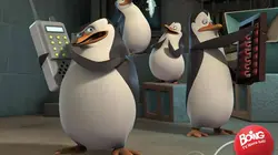 Les Pingouins de Madagascar S02E38 Léonard, le bagarrambule. - La chenille rouge